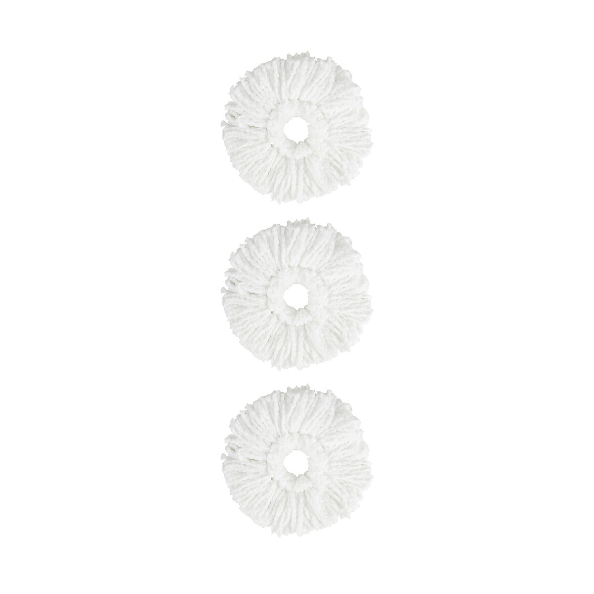 6 Packs Reusable Round/Rectangular Mop Pads Compatible with Sweeper Mops (Not Included)-Size 1