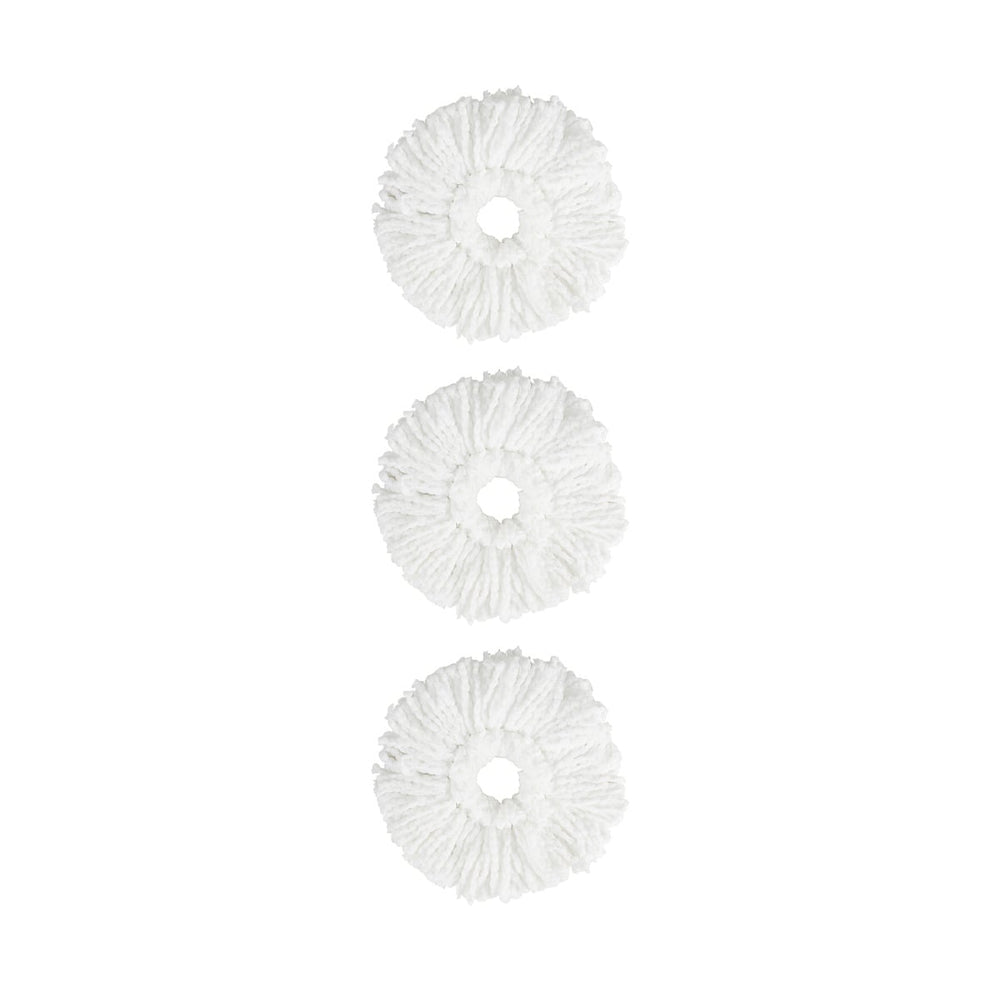 6 Packs Reusable Round/Rectangular Mop Pads Compatible with Sweeper Mops (Not Included)-Size 1