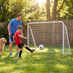7 x 5 ft Soccer Goal Set for Backyard with Removable Target Cloth