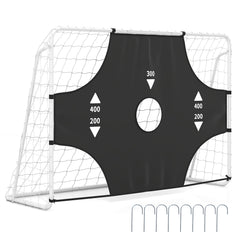 7 x 5 ft Soccer Goal Set for Backyard with Removable Target Cloth