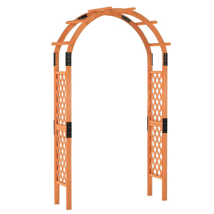 Wooden rose arch for climbing plants garden arch archway trellis climbing aid trellis