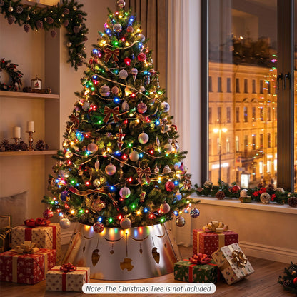 70 cm Metal Christmas Tree Collar Basket Fits up to 230 cm Christmas Tree with Easy Setup