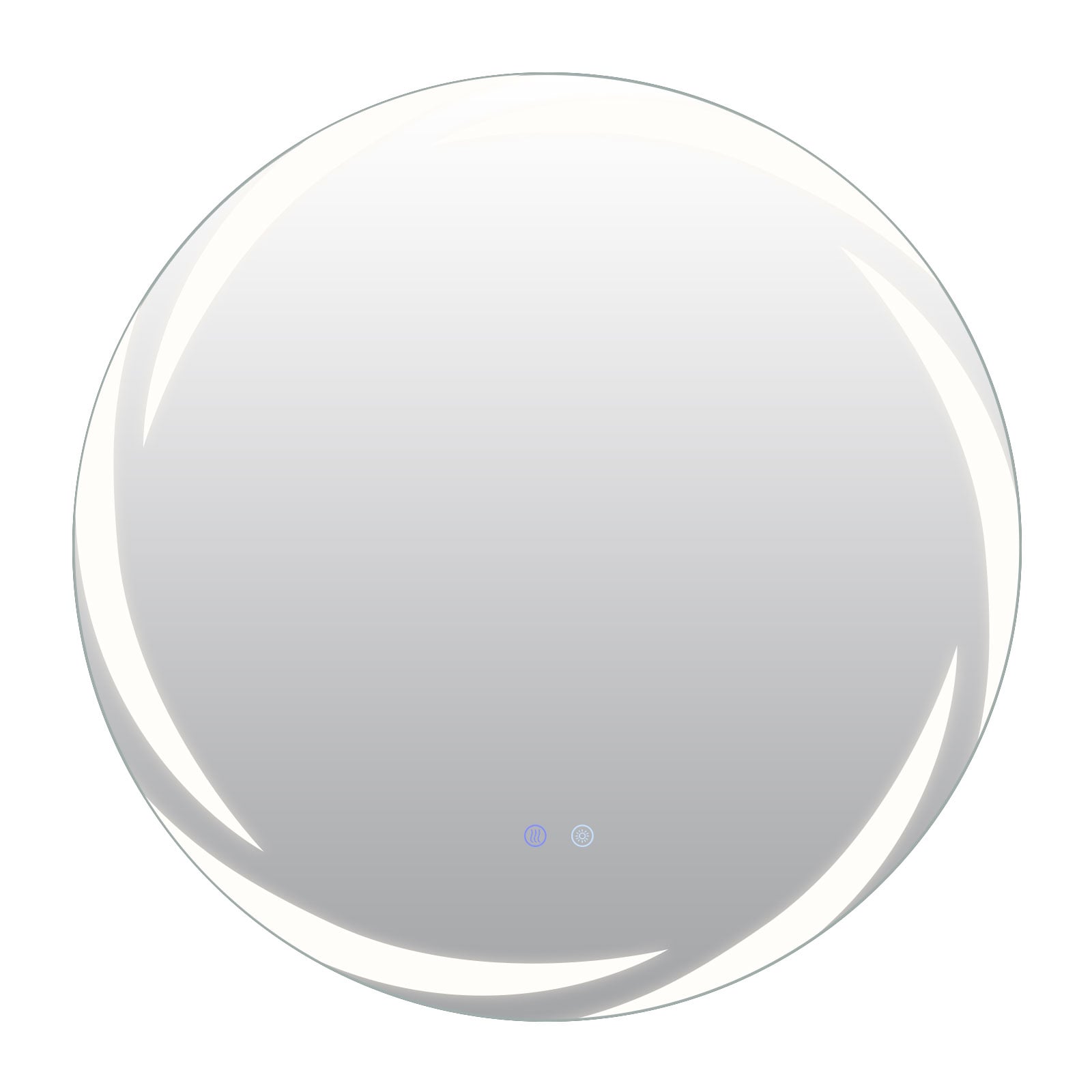 70 cm Round LED Bathroom Mirror with Memory Function