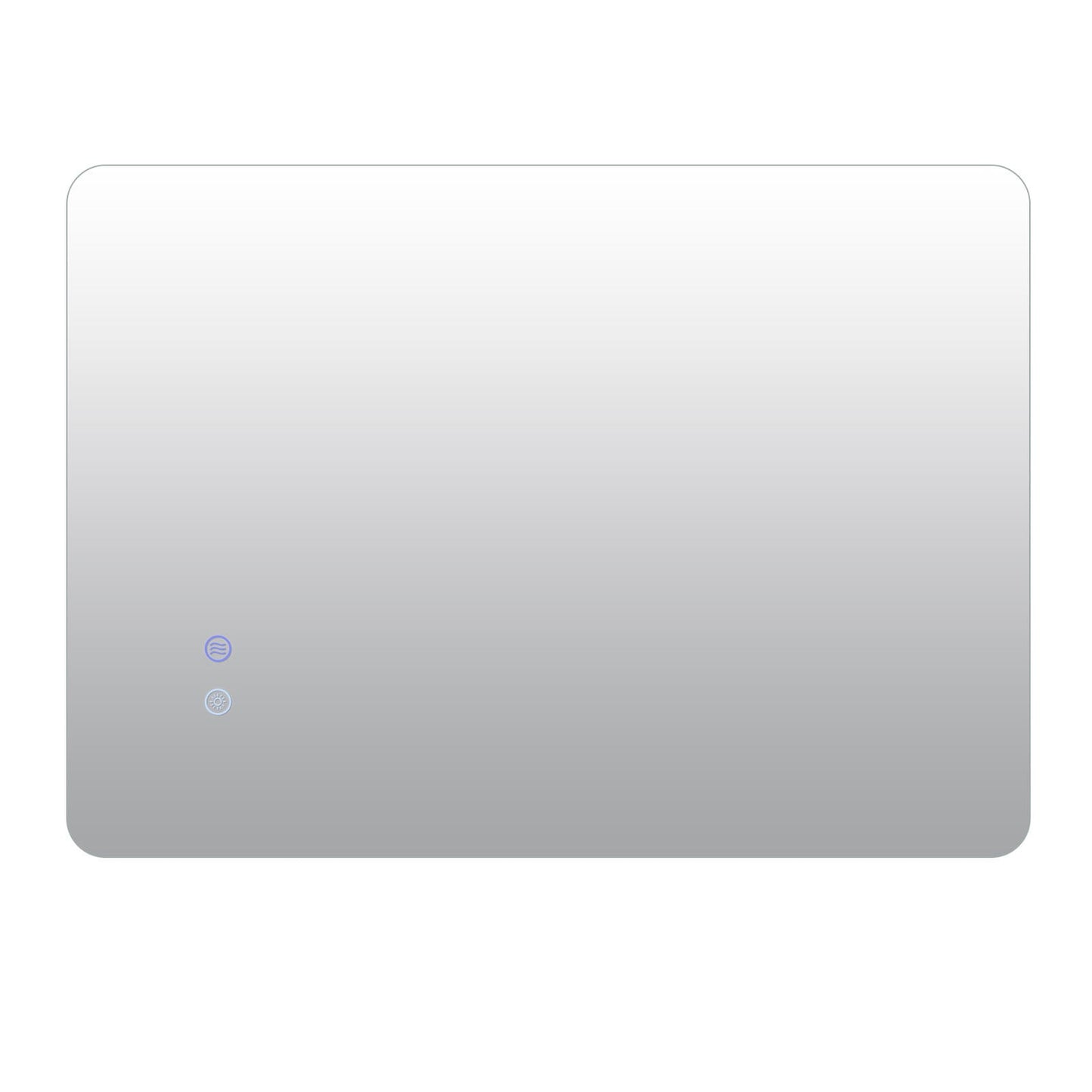 70 cm x 50 cm Rectangle LED Lighted Mirror Wall Mounted Mirror