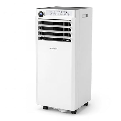 7000 BTU Portable Air Conditioner 3 in 1 Cooling Unit with Fan and Dehumidifier-White