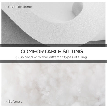 Outsunny Set of 14 Dining Set Cushions - Grey