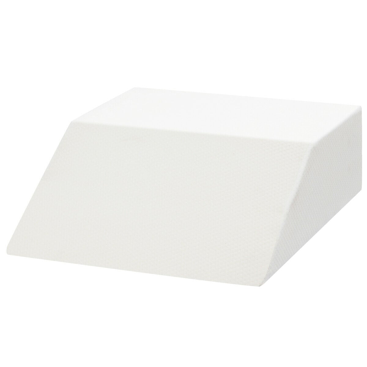 Leg Elevation Pillow with Washable Cover for Sleeping-White