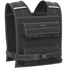 SPORTNOW 20KG Adjustable Weighted Vest, Running Weight Vest, with 30 Metal Weights, Reflective Strips, for Running, Exercise