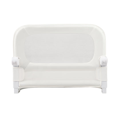 80 cm Long Adjustable Baby Bed Rail Guard with Extra Buckle-White