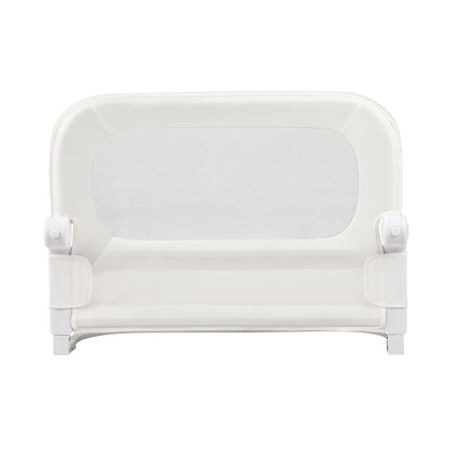 80 cm Long Adjustable Baby Bed Rail Guard with Extra Buckle-White