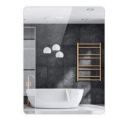 80 cm x 60 cm Rectangle LED Lighted Mirror Wall Mounted Mirror