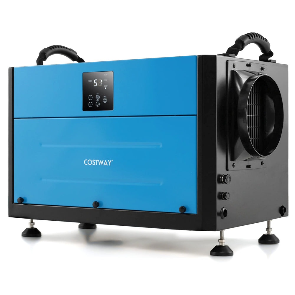 80L/Day Crawl Space Dehumidifier Commercial Dehumidifier with 3 Modes-Blue