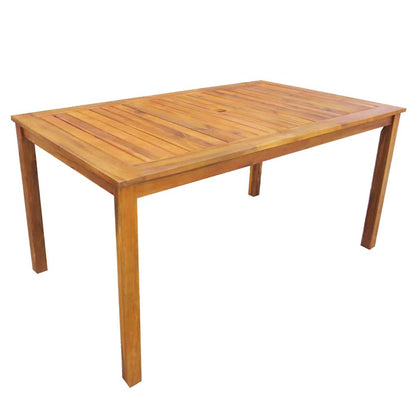 42623 vidaXL 7 Piece Outdoor Dining Set Solid Acacia Wood 2