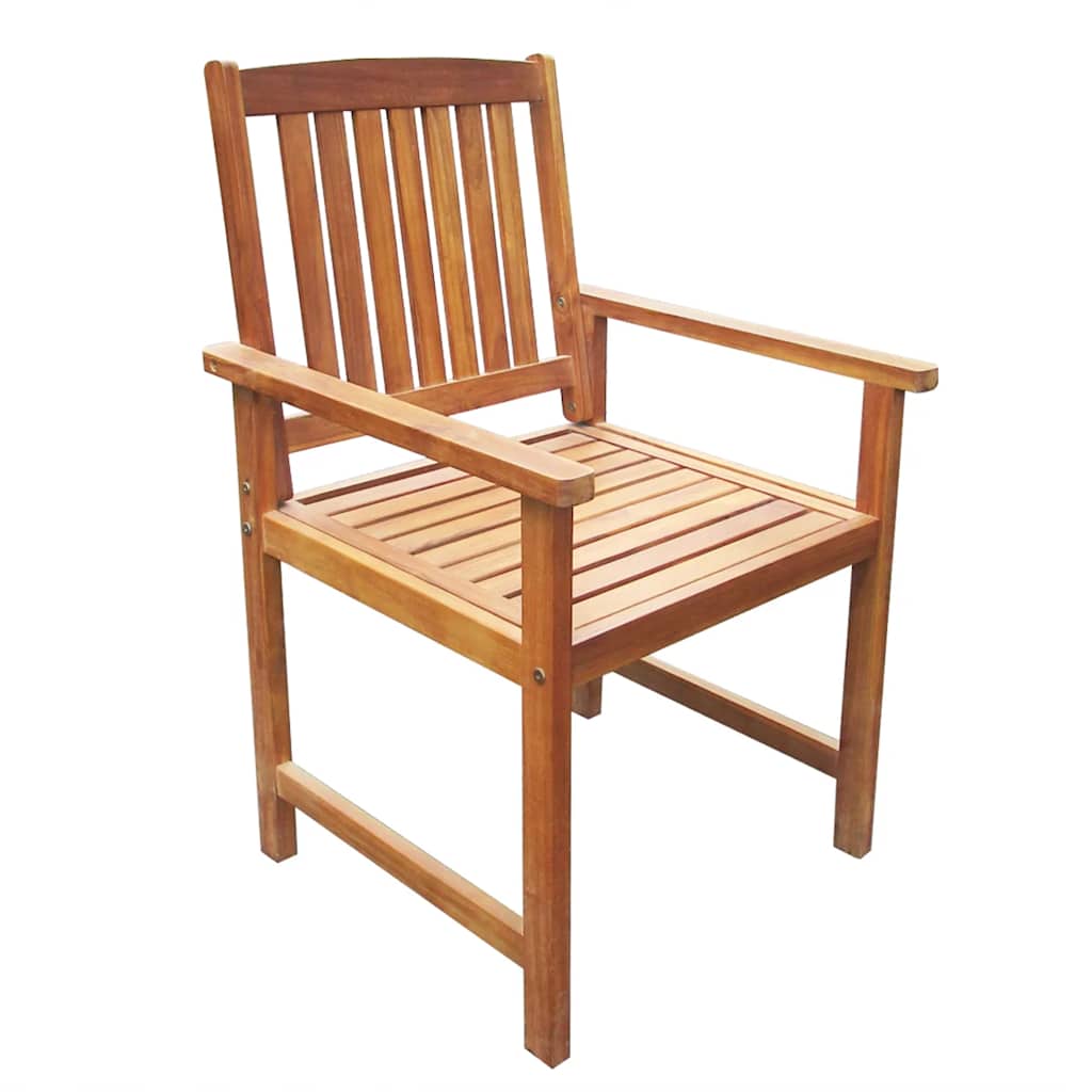 42623 vidaXL 7 Piece Outdoor Dining Set Solid Acacia Wood 4