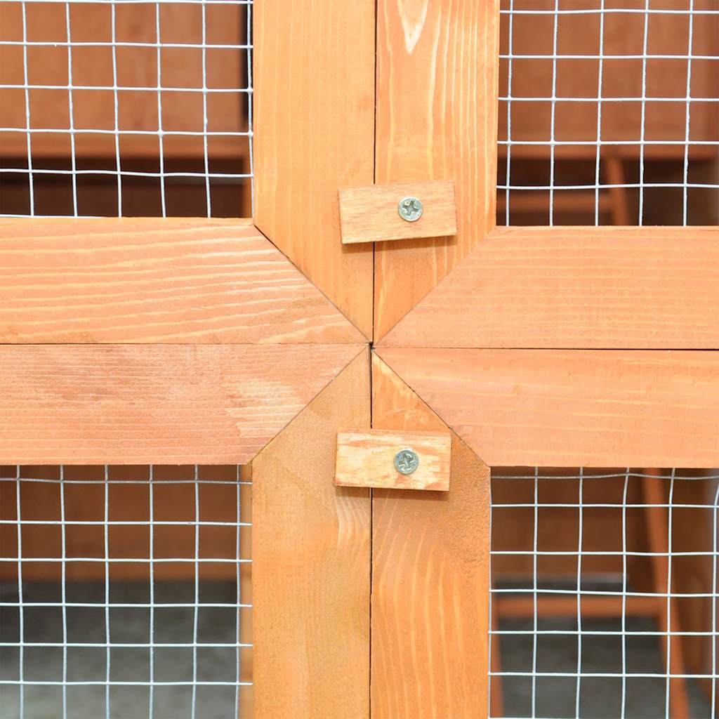 vidaXL Chicken Coop Wood 295x163x170 cm 6