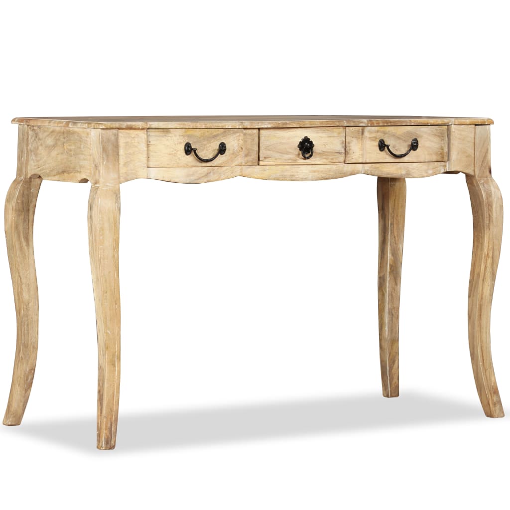 vidaXL Console Table Solid Mango Wood 120x50x80 cm