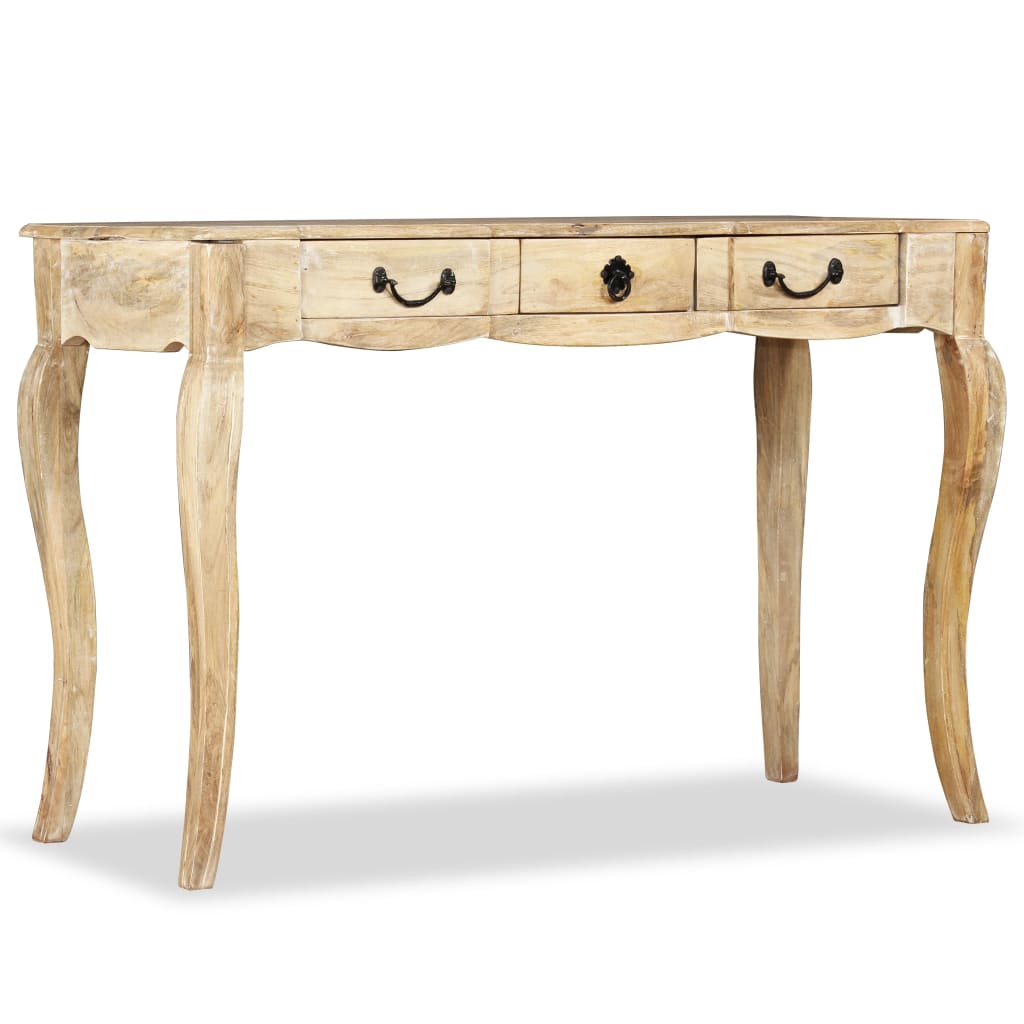 vidaXL Console Table Solid Mango Wood 120x50x80 cm