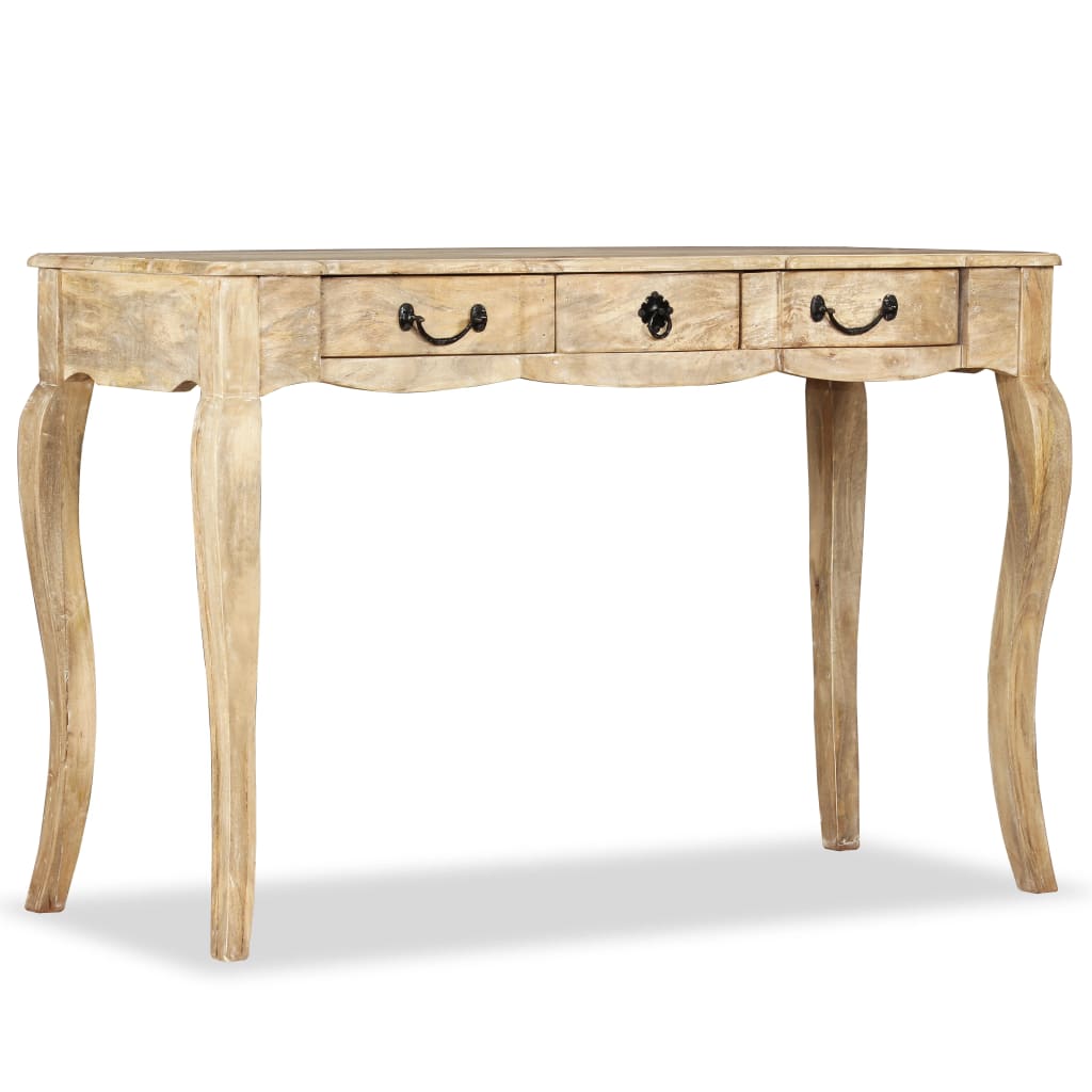 vidaXL Console Table Solid Mango Wood 120x50x80 cm