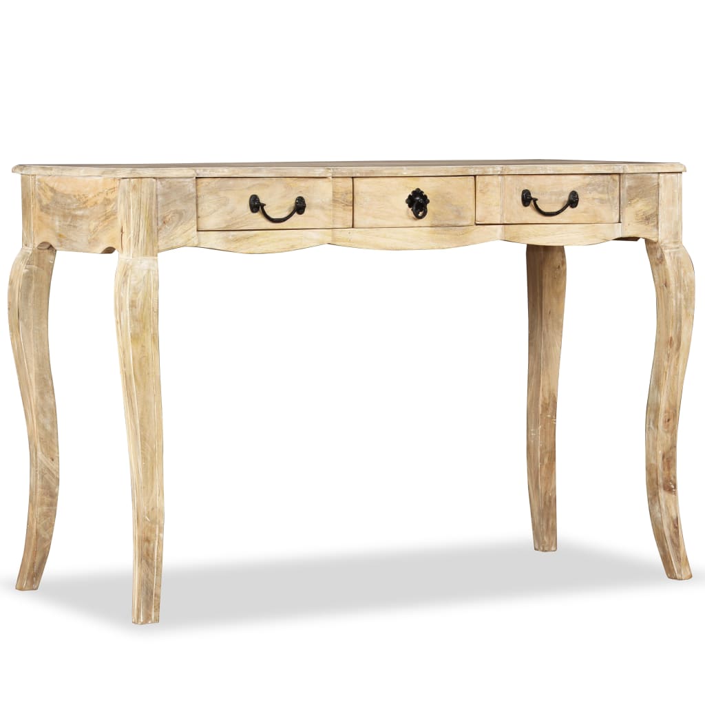 vidaXL Console Table Solid Mango Wood 120x50x80 cm