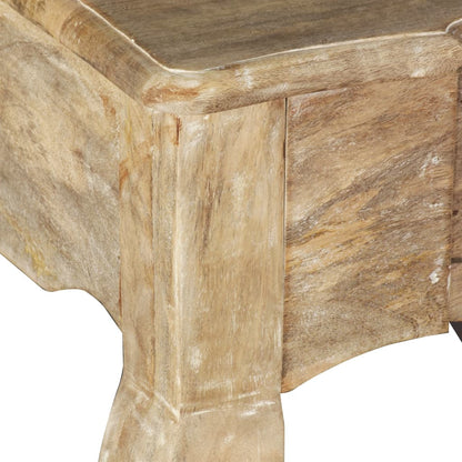 vidaXL Console Table Solid Mango Wood 120x50x80 cm