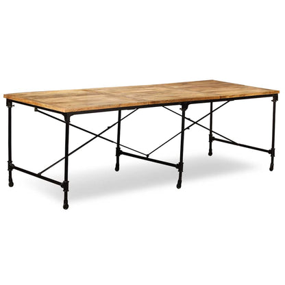 vidaXL Dining Table Solid Mango Wood 240 cm 2