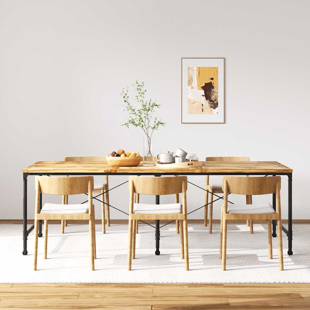 vidaXL Dining Table Solid Mango Wood 240 cm 1