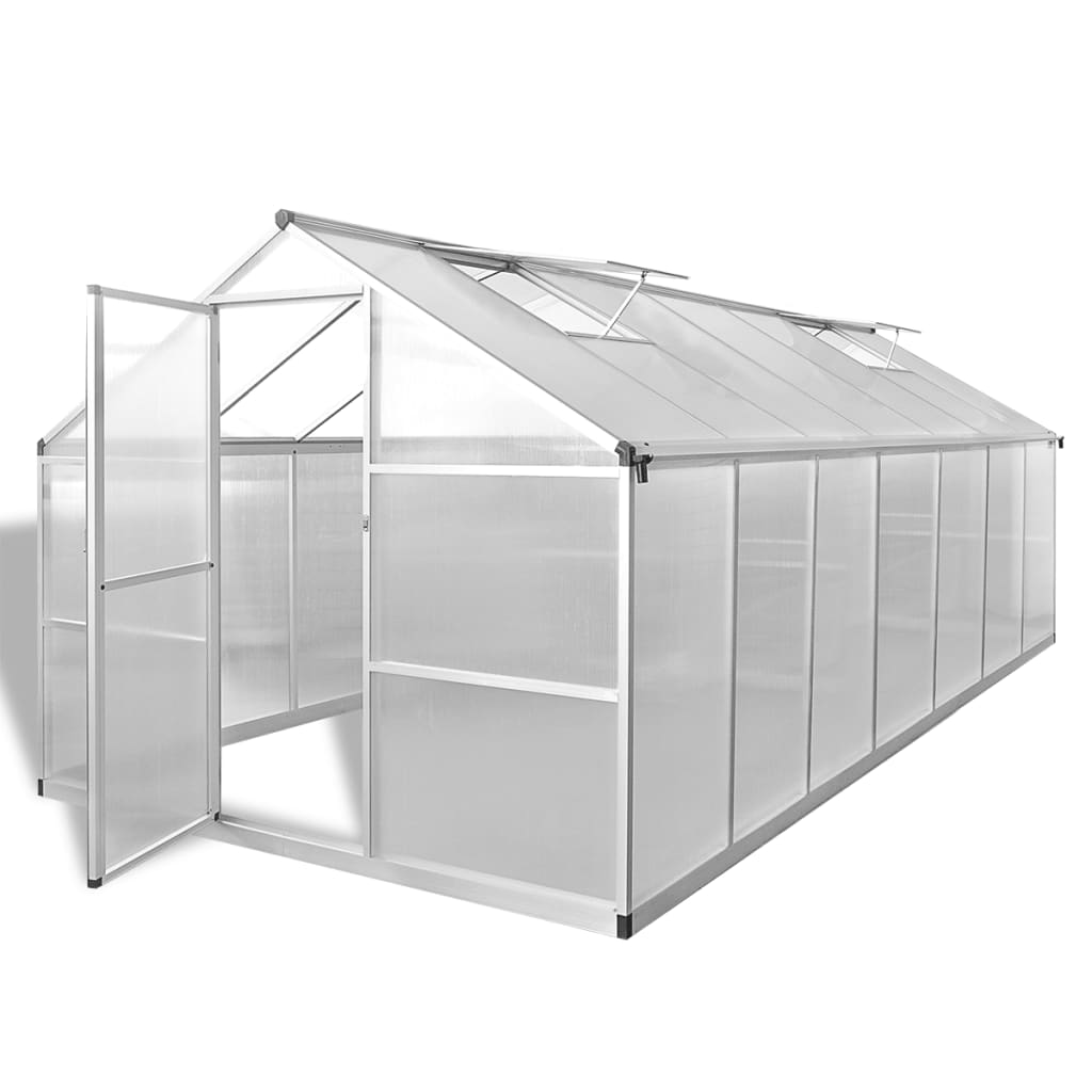 vidaXL Greenhouse Reinforced Aluminium 10,53 m² 1