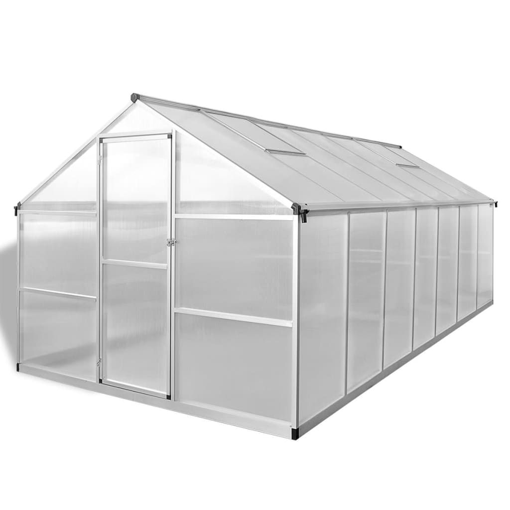 vidaXL Greenhouse Reinforced Aluminium 10,53 m² 2