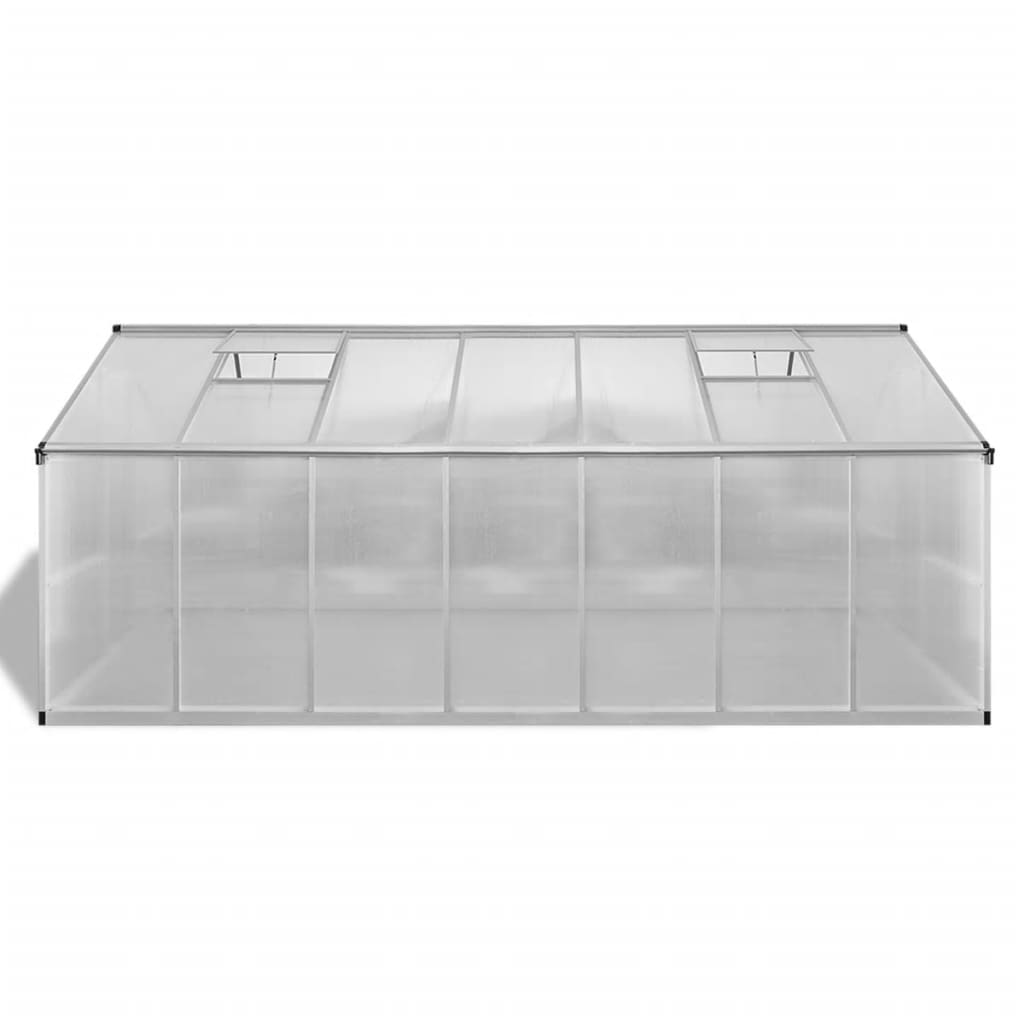 vidaXL Greenhouse Reinforced Aluminium 10,53 m² 3