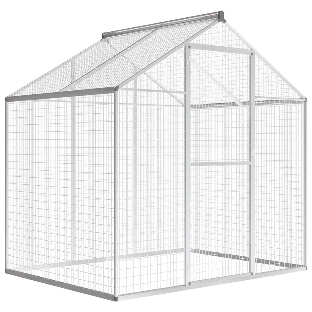 Outdoor Aviary Aluminium 194 cm 122 cm