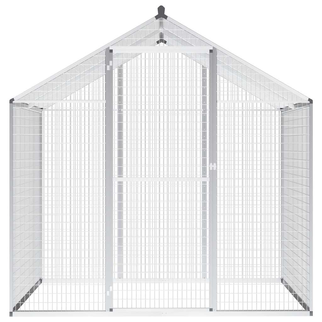 vidaXL Outdoor Aviary Aluminium 178x122x194 cm 2