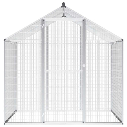 vidaXL Outdoor Aviary Aluminium 178x122x194 cm 2