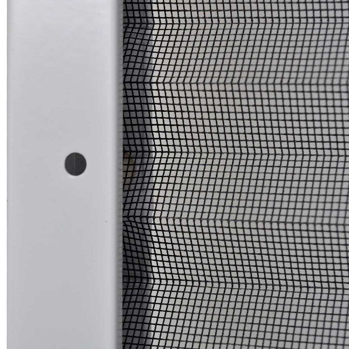 Plisse Insect Screen for Windows Aluminium with Shade White 120 cm