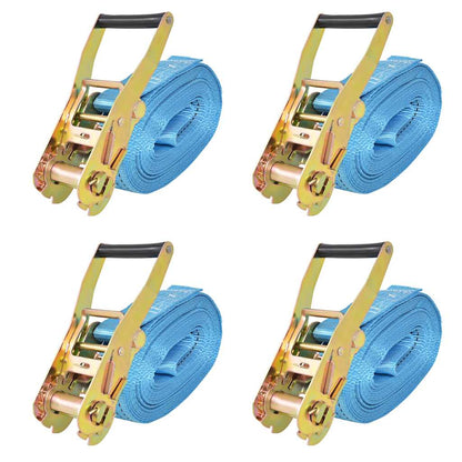 Ratchet Tie Down Straps 2 Tonnes Blue 8 m x 50 mm 4