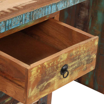 244846 vidaXL Pedestal Desk Solid Reclaimed Wood 140x50x77 cm 4