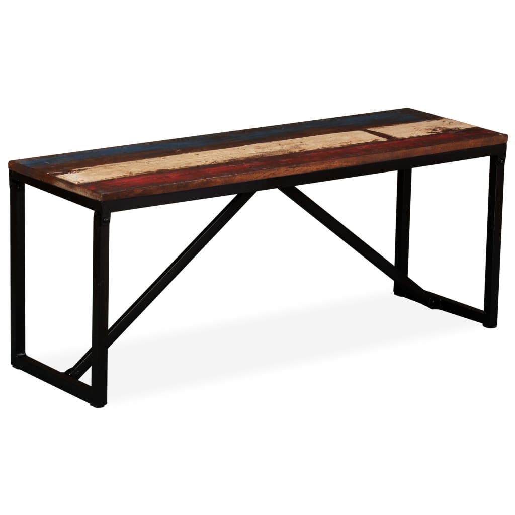 Bench Solid Mango Wood Multicolour