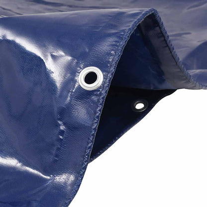 Tarpaulin 650 g/m² with Eyelets Blue 1 x 2.5 m – 5 x 5 m 3 x 3 m
