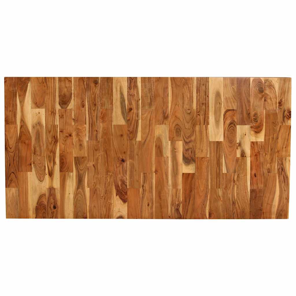 vidaXL Dining Table | Natural Wood, Black 6