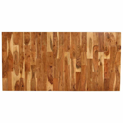 vidaXL Dining Table | Natural Wood, Black 6