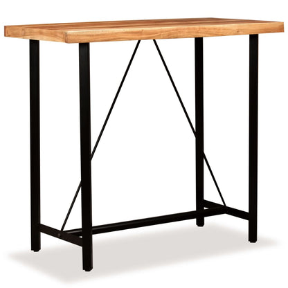 Bar Set 3 Pieces Solid Acacia and Reclaimed Wood 4