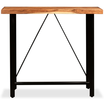 Bar Set 3 Pieces Solid Acacia and Reclaimed Wood 4