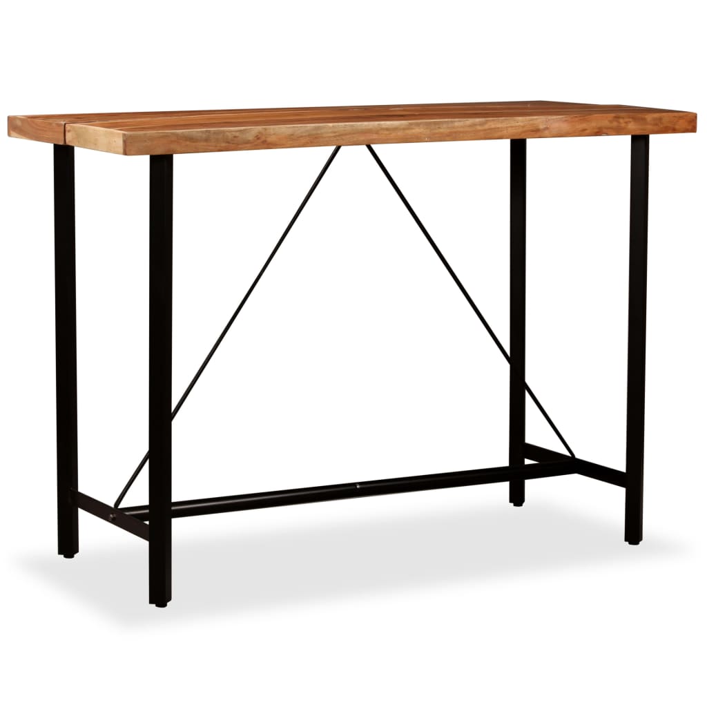 vidaXL Bar Set 7 Pieces Solid Acacia and Reclaimed Wood 6