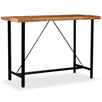 vidaXL Bar Set 7 Pieces Solid Acacia and Reclaimed Wood 6