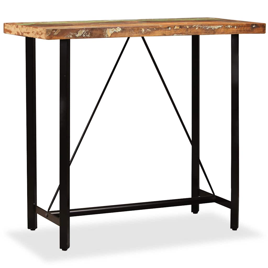 vidaXL Bar Set 5 Pieces Solid Reclaimed Wood 2