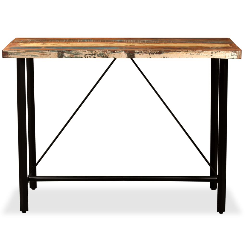 vidaXL Bar Set 5 Pieces Solid Reclaimed Wood 3