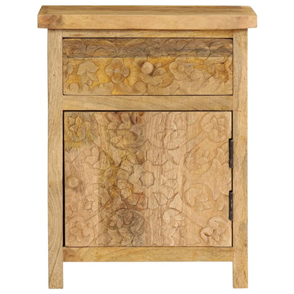 vidaXL Bedside Table Solid Mango Wood 40x30x50 cm