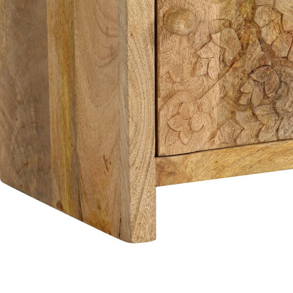 vidaXL Bedside Table Solid Mango Wood 40x30x50 cm