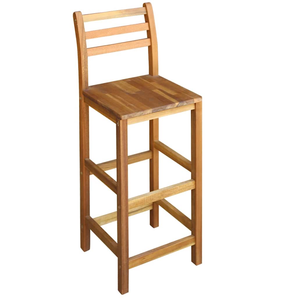 246671 vidaXL Bar Table and Chair Set 7 Pieces Solid Acacia Wood 3
