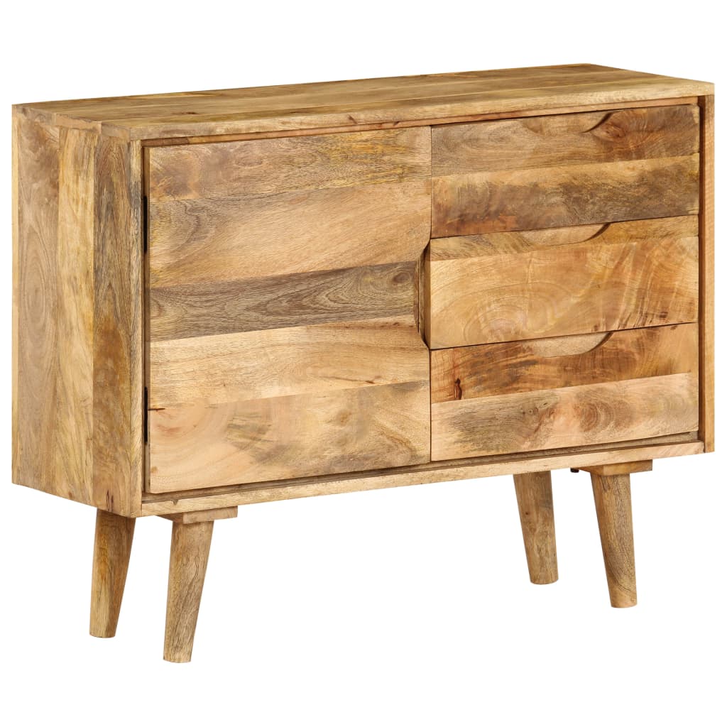 vidaXL Sideboard Solid Mango Wood 90x30x69 cm 2