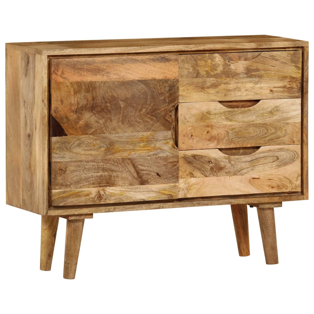 vidaXL Sideboard Solid Mango Wood 90x30x69 cm 4